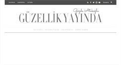 Desktop Screenshot of guzellikyayinda.com